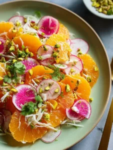 Amazing Orange Radish Salad Recipe Orange Radish Pistachio Salad Delight Best Orange Radish Salad With Nuts How To Make Or...