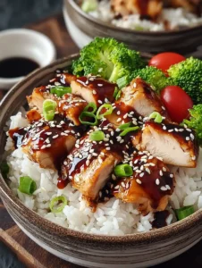 Best Teriyaki Chicken Rice Bowl Recipe How To Make Teriyaki Chicken Rice Homemade Teriyaki Chicken Rice Bowl Ideas Teriyak...