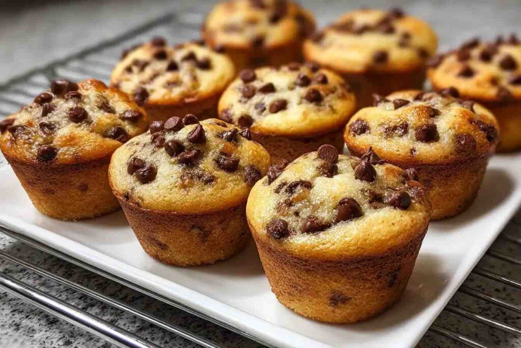 Easy Banana Chocolate Chip Mini Muffin Recipe Homemade Banana Chocolate Chip Muffins Best Mini Muffin Recipes For Kids Glu...