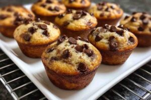 Easy Banana Chocolate Chip Mini Muffin Recipe Homemade Banana Chocolate Chip Muffins Best Mini Muffin Recipes For Kids Glu...