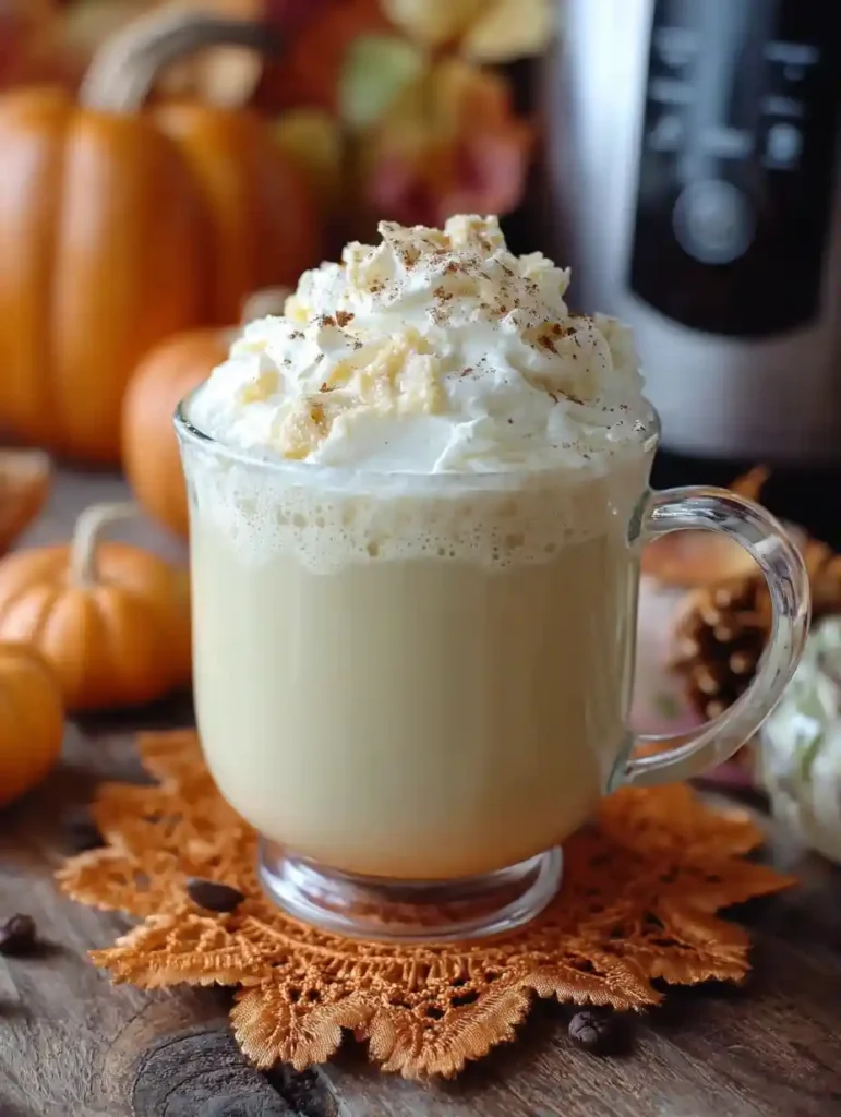 Crockpot Pumpkin Pie White Hot Chocolate Recipe Slow Cooker Pumpkin Pie White Hot Chocolate Best Crockpot Pumpkin White Ho...