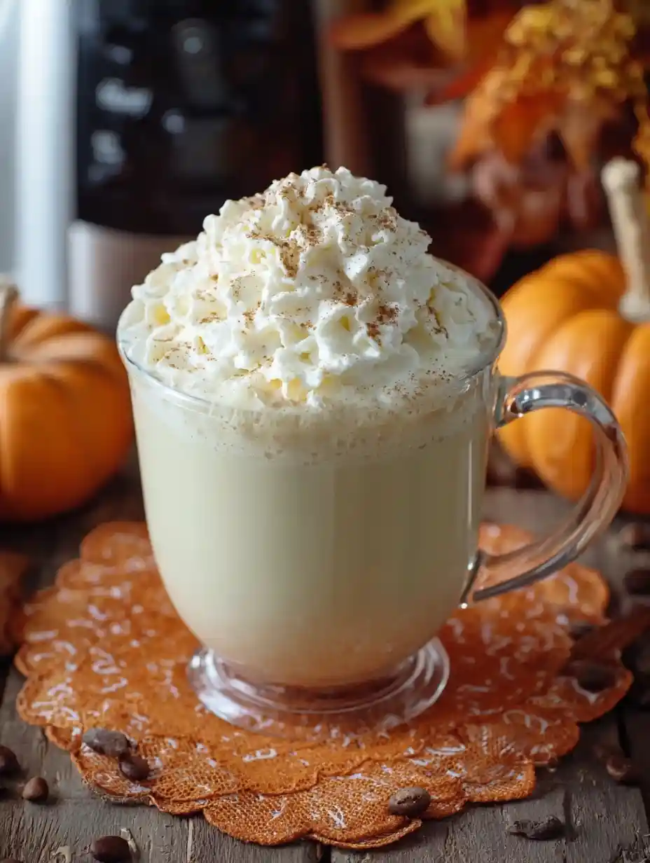 Crockpot Pumpkin Pie White Hot Chocolate