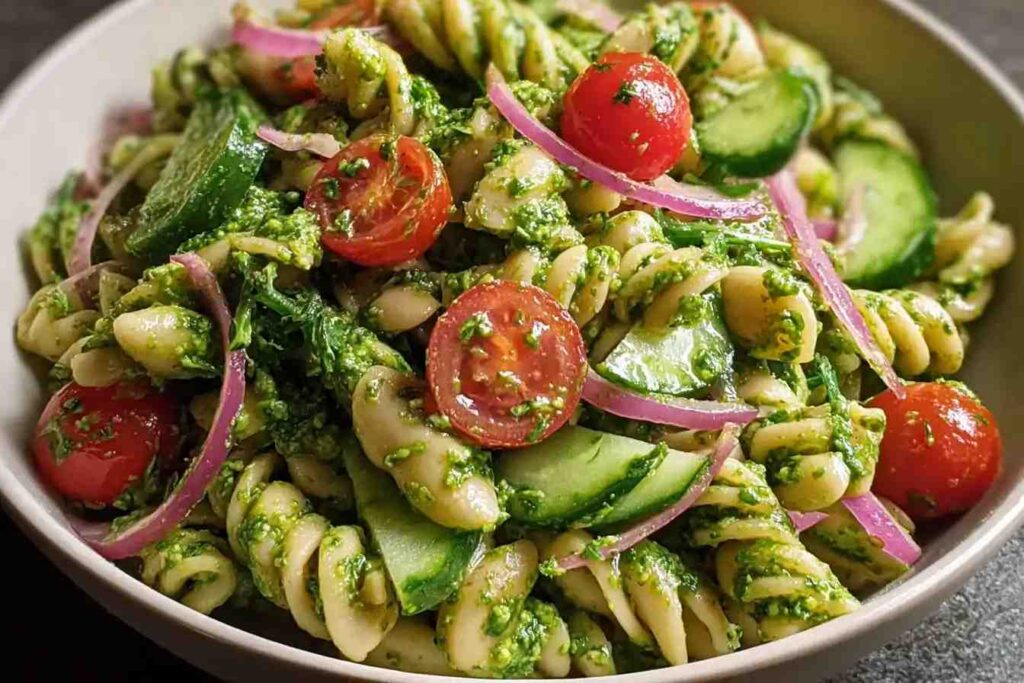 Green Goddess Pasta Salad Recipe Vegan Green Goddess Pasta Salad Best Green Goddess Dressing For Pasta Gluten-free Green G...
