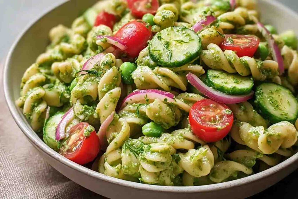 Green Goddess Pasta Salad Recipe Vegan Green Goddess Pasta Salad Best Green Goddess Dressing For Pasta Gluten-free Green G...