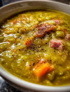 Ham and Split Pea Soup Recipe — A Great Soup