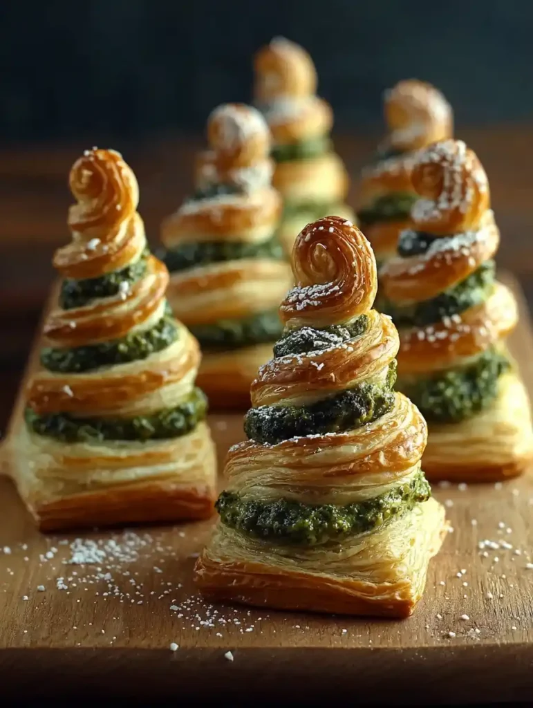 Puff Pastry Pesto Christmas Tree Recipe Easy Puff Pastry Pesto Tree Homemade Pesto Christmas Tree Snack Festive Puff Pastr...