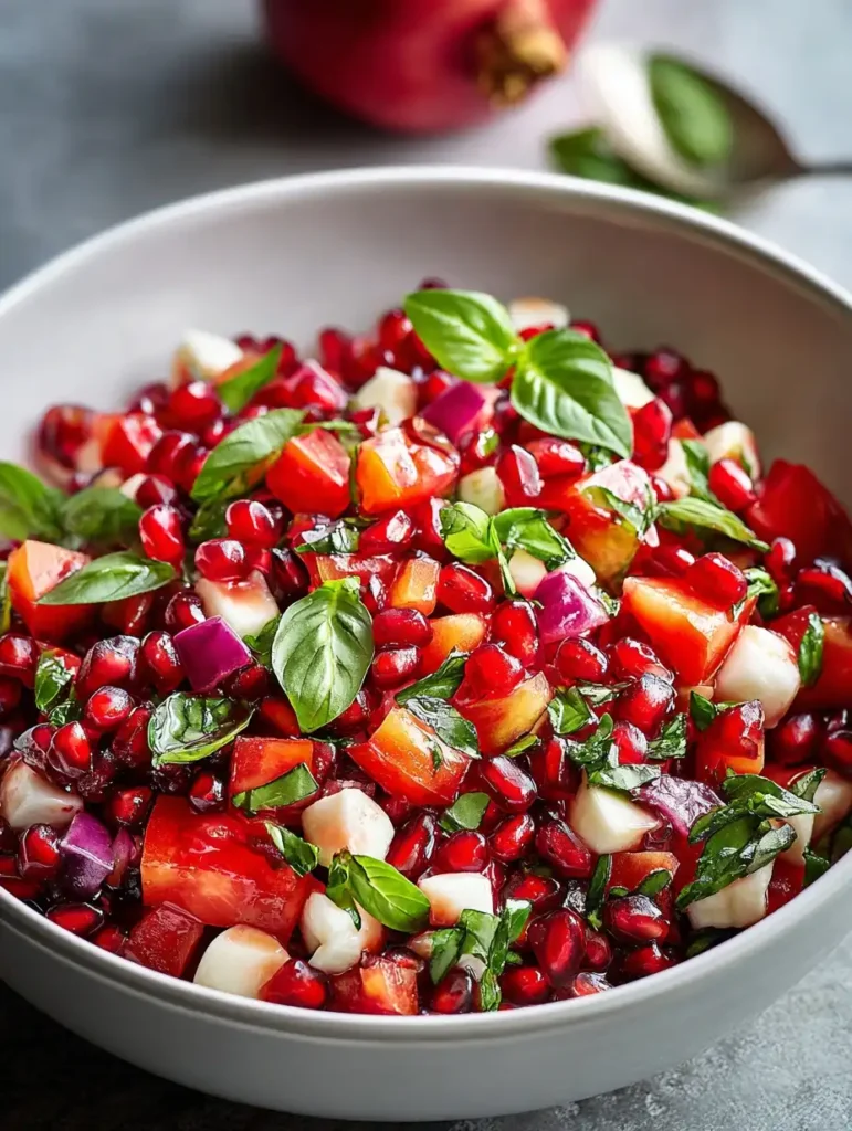 Easy Vibrant Pomegranate Salad Recipe Best Pomegranate Salad For Summer Healthy Pomegranate Pecan Salad Antioxidant-rich P...