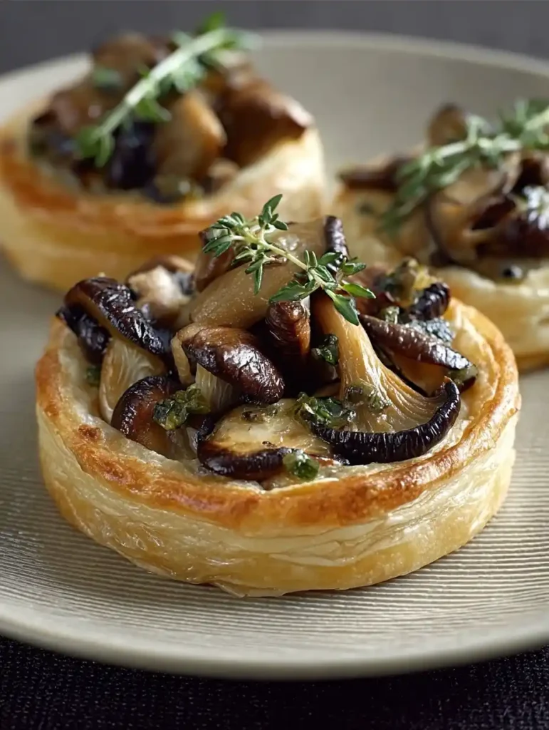 Mushroom Tartlets Wild Mushroom Buffet Appetiser Light Bite Wild Mushroom Tartlets