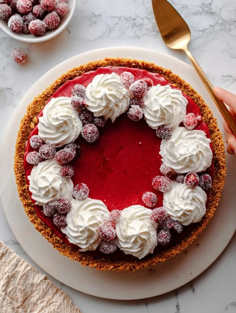 Cranberry Curd Tart