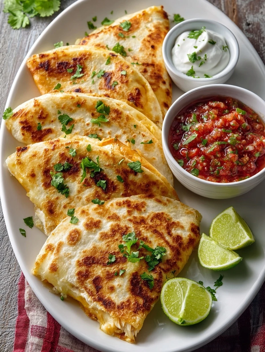 Easy Cheesy Salsa Chicken Quesadilla Recipe Healthy Chicken Quesadilla With Salsa Best Cheese For Chicken Quesadilla Spicy...