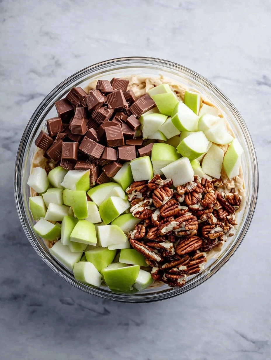 Easy Snickers Apple Salad Recipe Homemade Snickers Apple Dessert Best Snickers Apple Salad Ideas Snickers Apple Salad With...