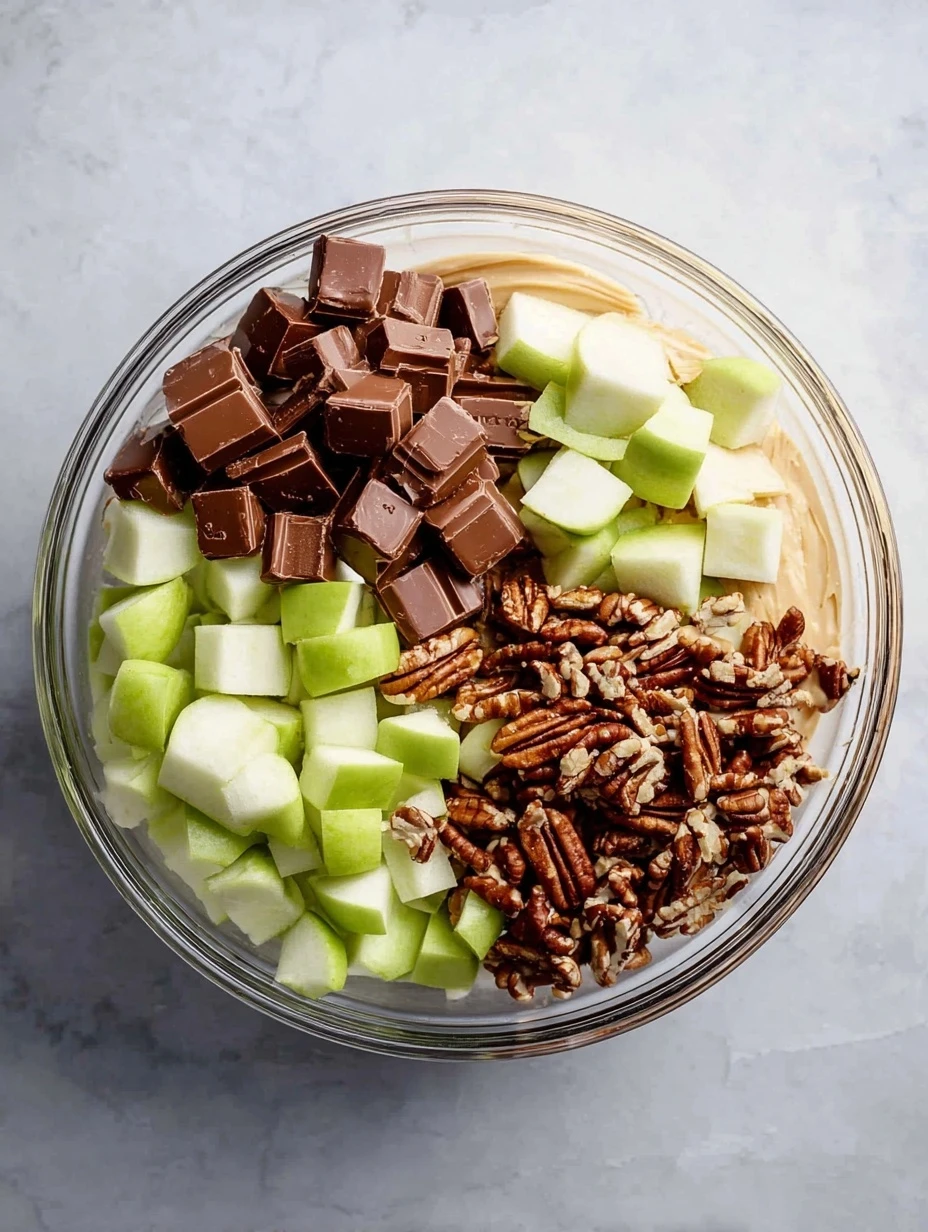 Easy Snickers Apple Salad Recipe Homemade Snickers Apple Dessert Best Snickers Apple Salad Ideas Snickers Apple Salad With...