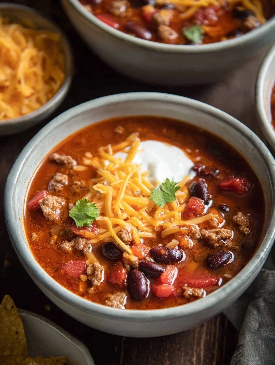 Easy Turkey Chili Recipe Slow Cooker Healthy Turkey Chili Instant Pot Best Ground Turkey Chili Recipe Spicy Turkey Chili R...