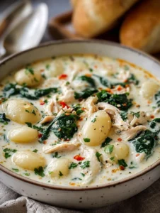 Olive Garden Chicken Gnocchi Soup Recipe