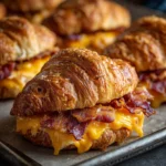 Ham Cheddar Crescent Roll-Ups