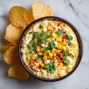 Crockpot Mexican Street Corn Dip