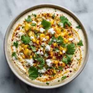 Crockpot Mexican Street Corn Dip