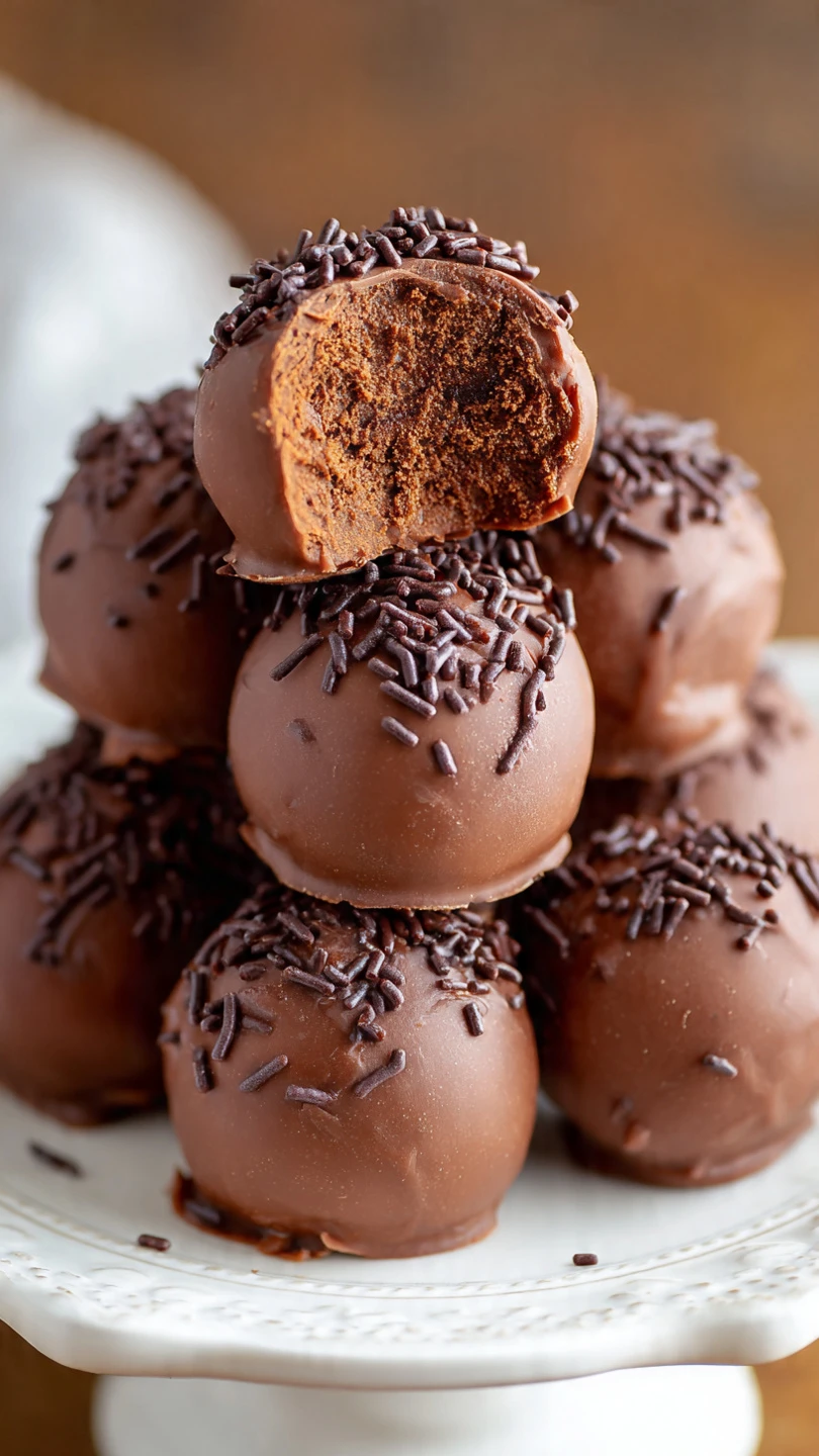 Easy Brownie Truffles Recipe For Beginners Simple Homemade Brownie Truffles Guide No-bake Brownie Truffles Step-by-step De...