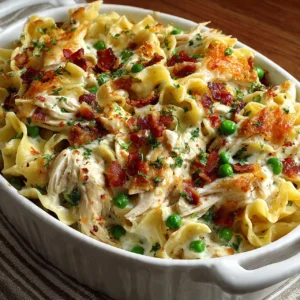 Easy Chicken Noodle Casserole