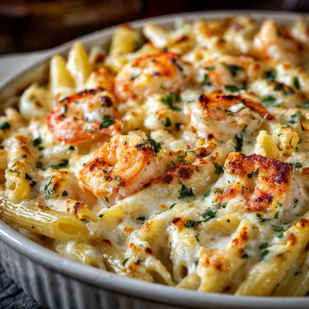 Irresistible Shrimp Scampi Pasta Bake Recipe