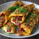 Ham Cheddar Crescent Roll-Ups