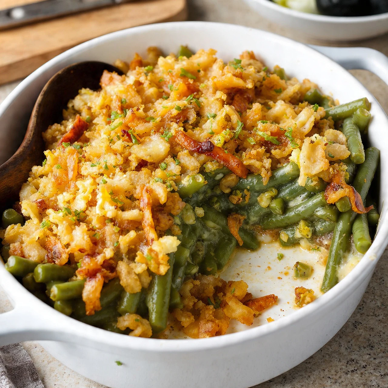 Hamburger Green Bean Casserole