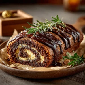 Peanut Butter Cup Chocolate Roll