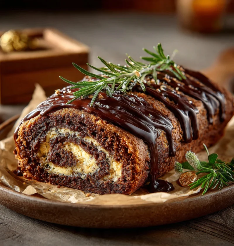 Peanut Butter Cup Chocolate Roll