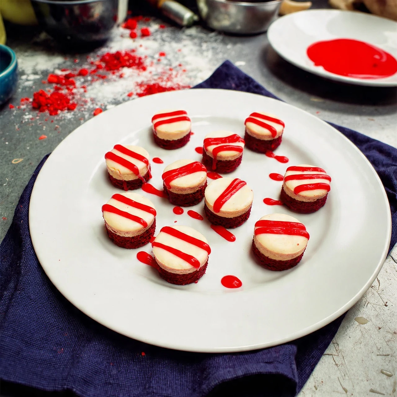 Red Velvet Cheesecake Bites Nobake Treats