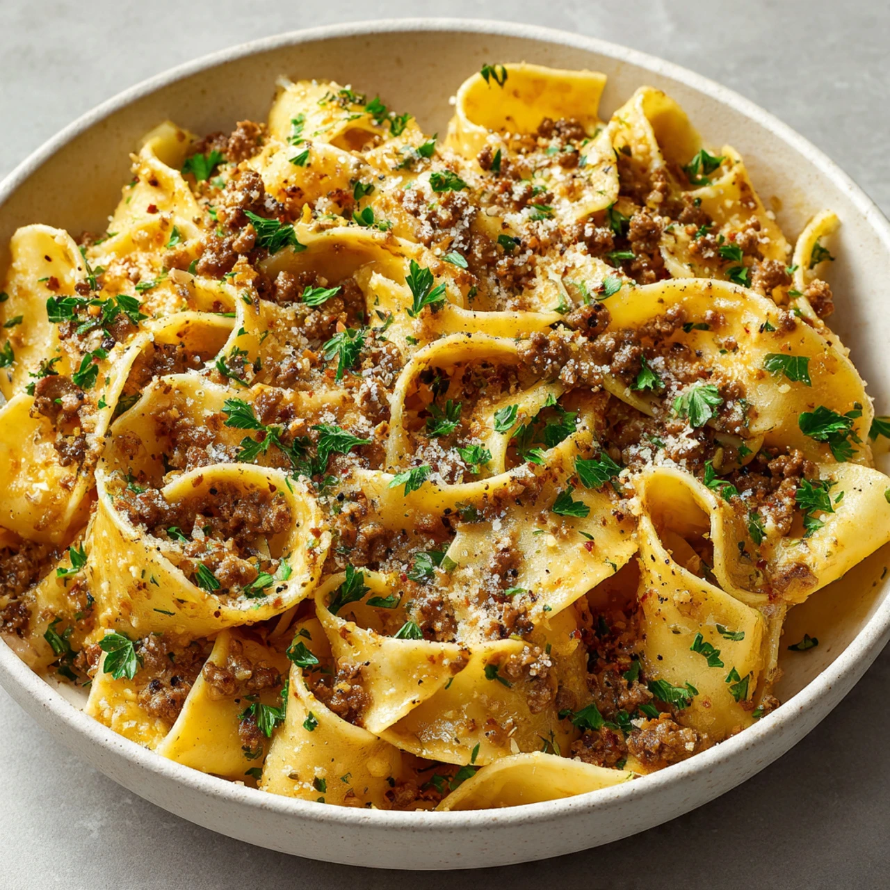 Slow Cooker Ground Beef Stroganoff
