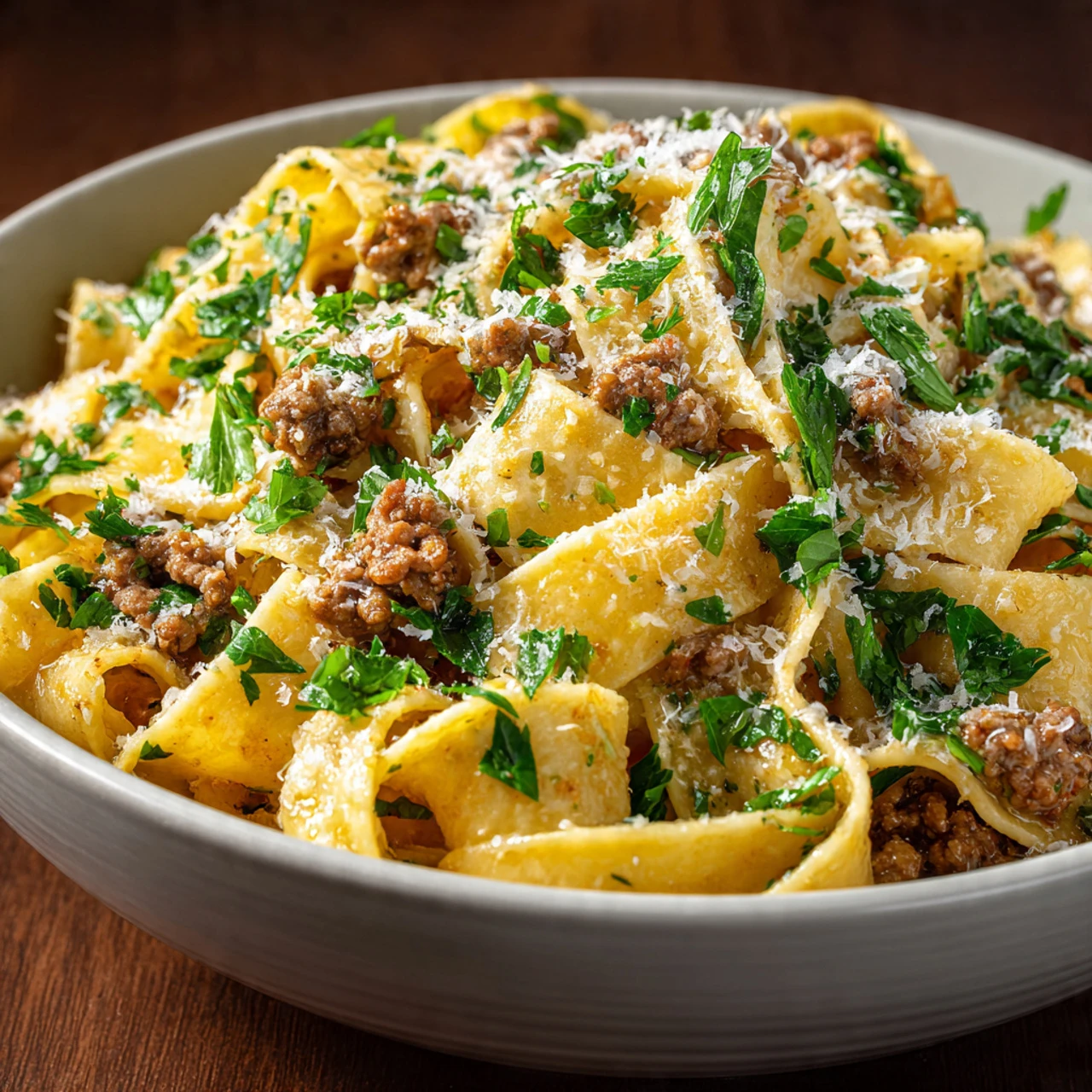 Slow Cooker Ground Beef Stroganoff