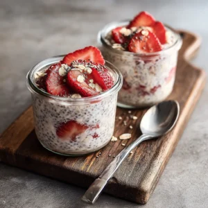 Creamy Strawberry Overnight Oats – A Deliciously Easy Recipe