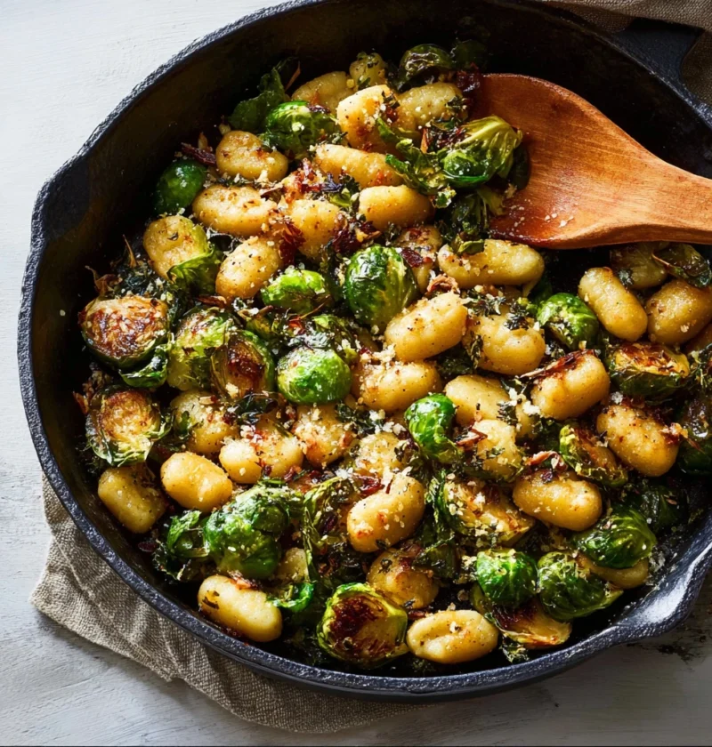 Crisp Gnocchi Brussels Sprouts Brown Butter