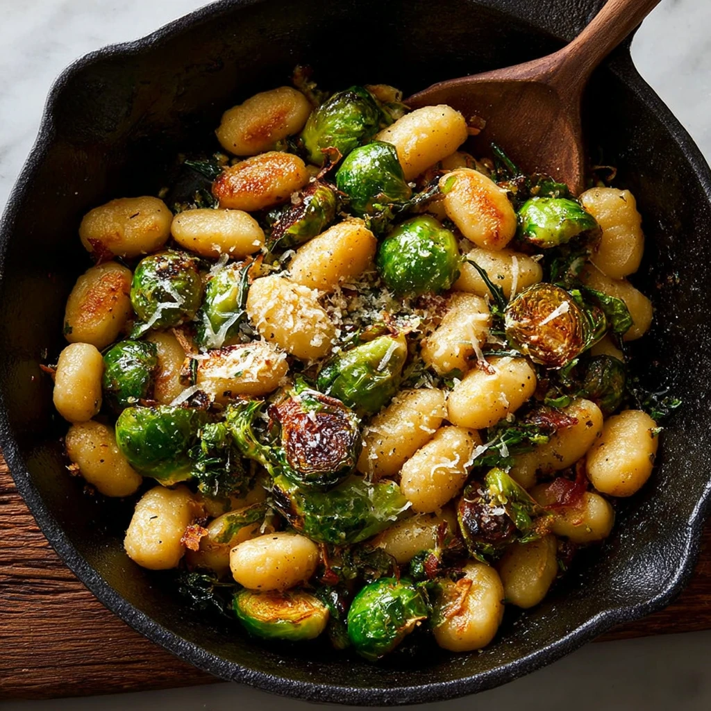Crisp Gnocchi Brussels Sprouts Brown Butter