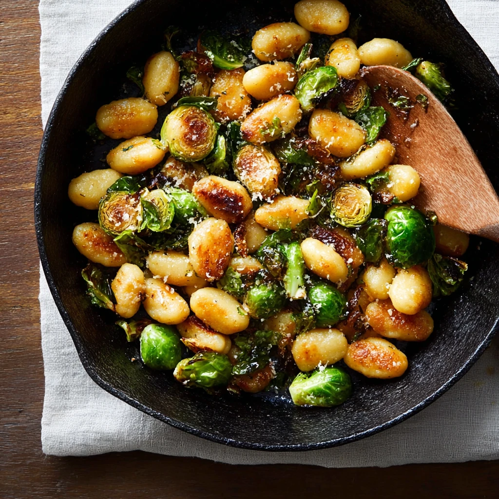 Crisp Gnocchi Brussels Sprouts Brown Butter