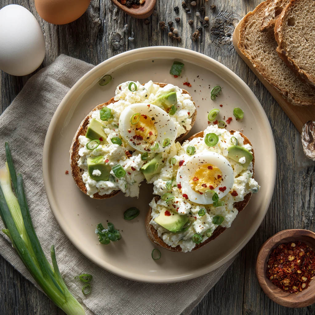 High Protein Cottage Cheese Egg Salad