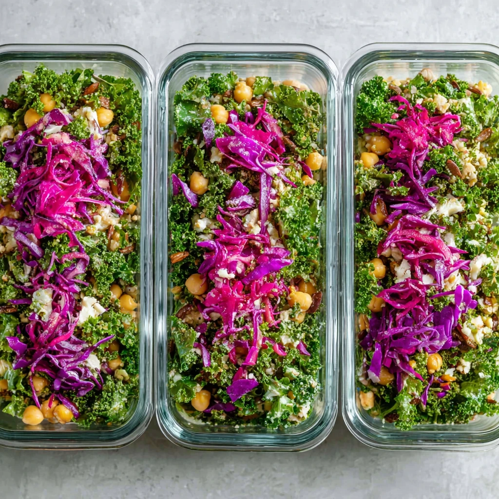 High Protein Meal Prep Salad Chicken Chickpeas