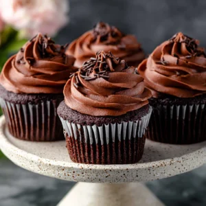Indulge in VALENTINE’S DAY Vegan Chocolate Cupcakes