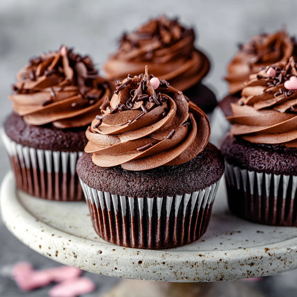 Indulge in Valentines Day Vegan Chocolate Cupcakes