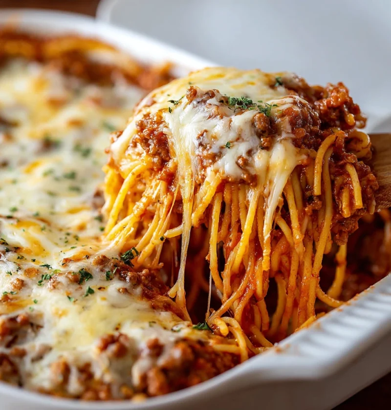 Irresistible Baked Spaghetti Casserole Recipe Try Now