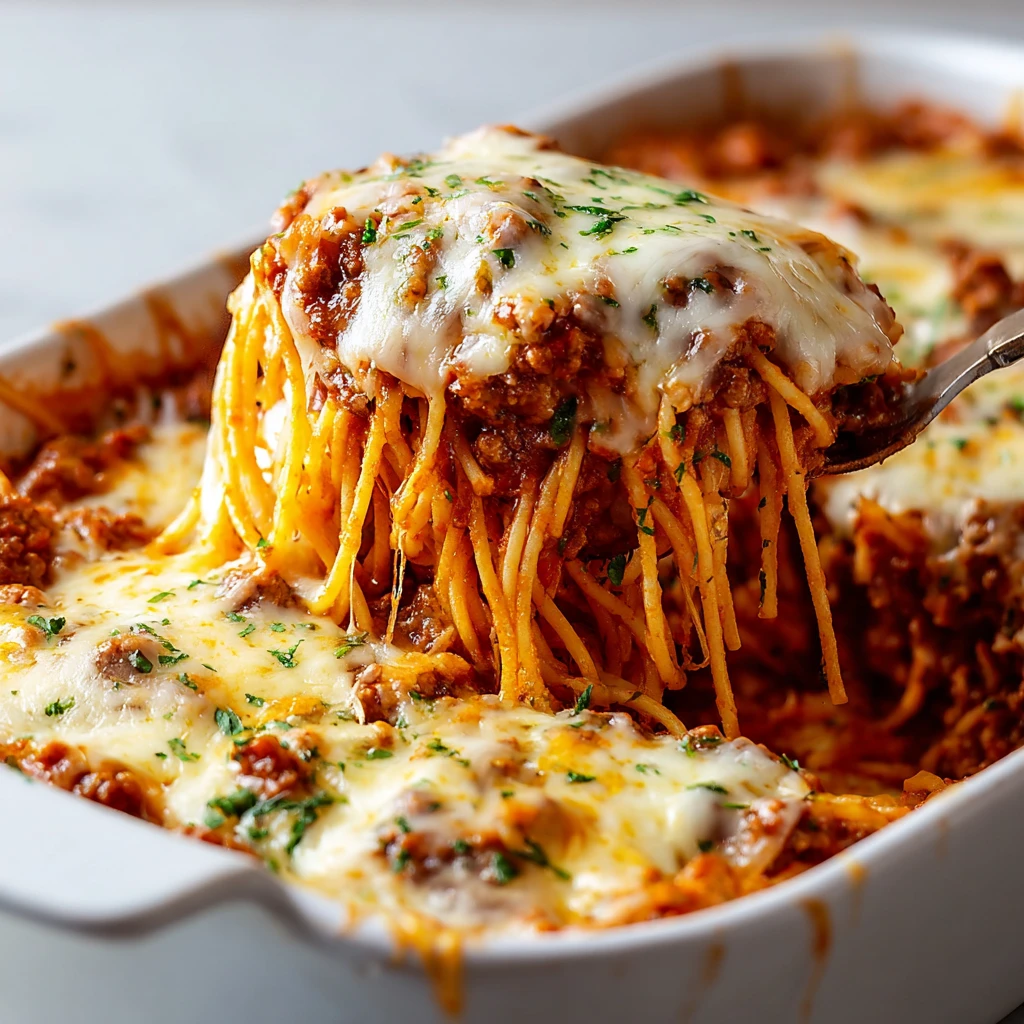 Irresistible Baked Spaghetti Casserole Recipe Try Now