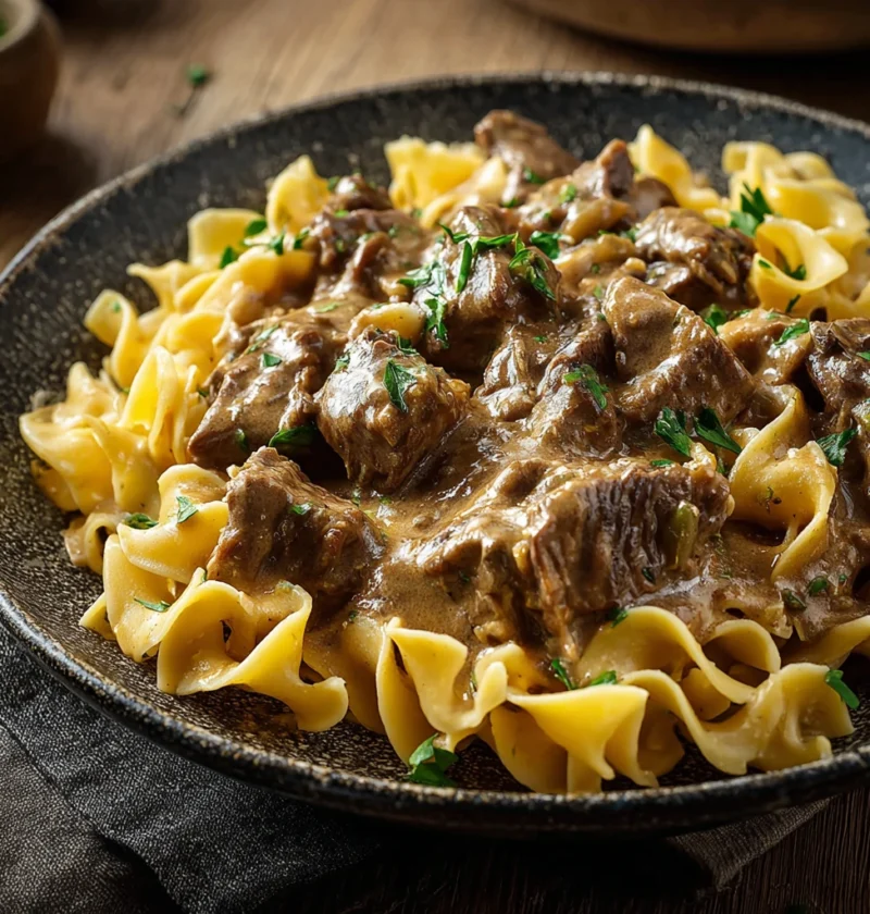 Irresistible Beef Stroganoff Creamy Delight Recipe