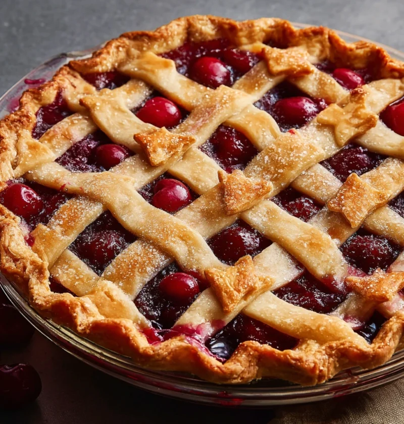 Irresistible Cherry Pie Lattice Crust Recipe Delight