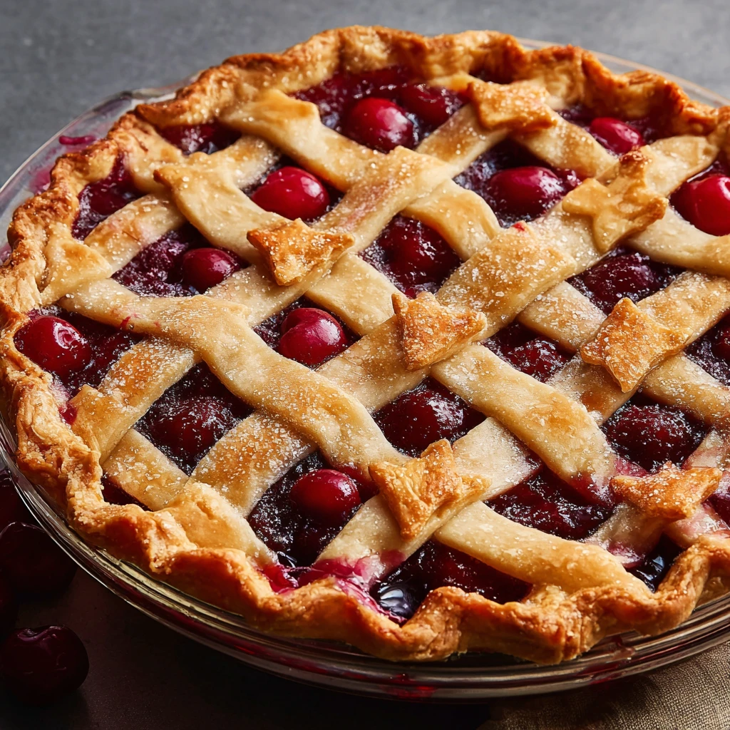 Irresistible Cherry Pie With Lattice Crust Recipe Delight