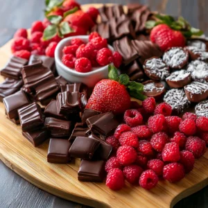 Irresistible VALENTINE’S DAY Chocolate Dessert Board for Couples
