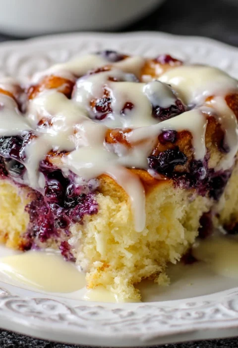 Lemon Lovers Blueberry Sweet Rolls