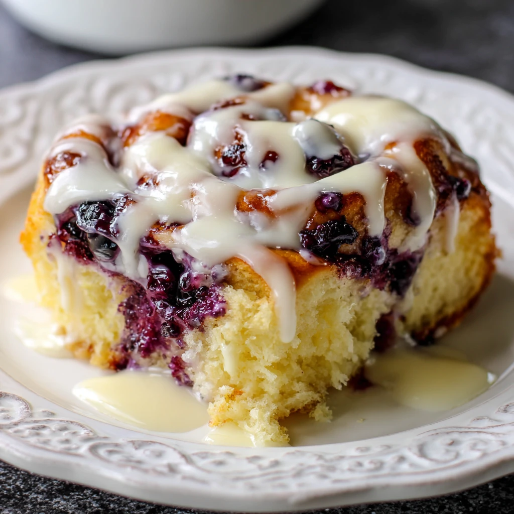 Lemon Lovers Lemon Blueberry Sweet Rolls