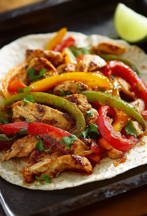 Sizzling Chicken Fajitas Recipe Flavorful Meal