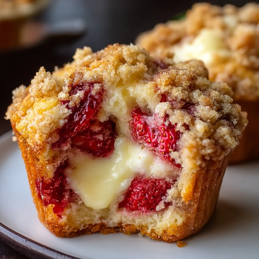 Strawberry Cream Cheese Muffins