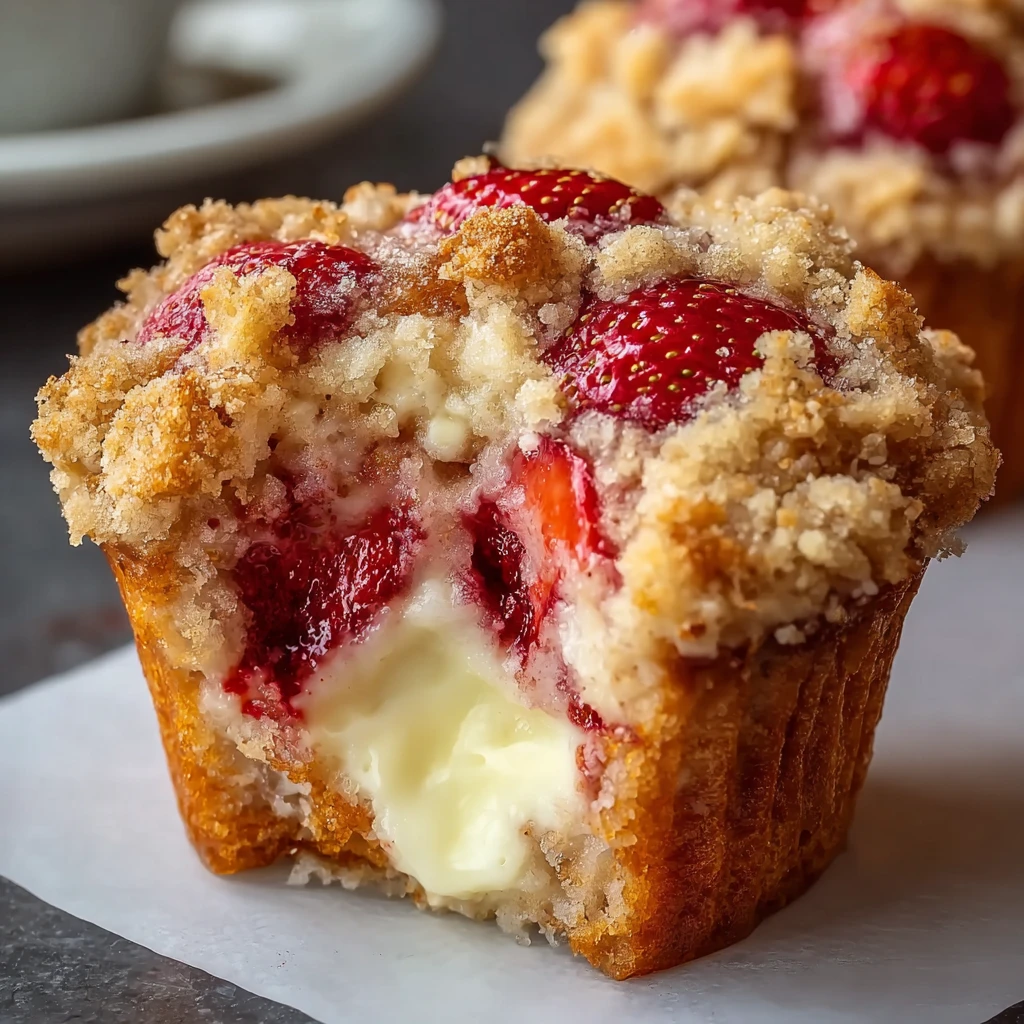 Strawberry Cream Cheese Muffins